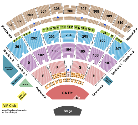 Jones Beach Theater Pierce The Veil Seating Chart